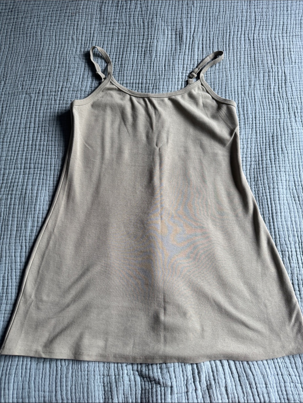 American Eagle Outfitters Taupe Midi Slip Dress